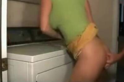 Fucking Step Mom While She's Bent Over Doing Laundry - sunporno.com