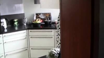 Busty Milf - Busty MILF fucked in the kitchen - drtuber.com