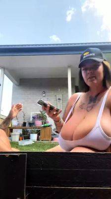 Big boobs milf masturbates with her dildo - drtuber.com