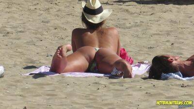 Amazing Ass Sexy Bikini Hot milf Backview at the beach - txxx.com