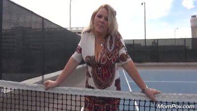 Horny Mom Squirts Her Pussy Juice On Tennis Court - upornia.com - Usa