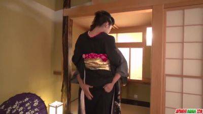 Milf Takes Down Her Kimono For A Big Dick - upornia.com