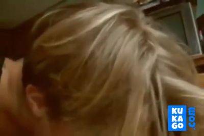 Big Tits Blonde Milf Enjoys Giving A Blowjob - hclips.com