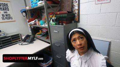 Role Play - Naughty Latina MILF gets thorough cavity search & hot cumshot - sexu.com