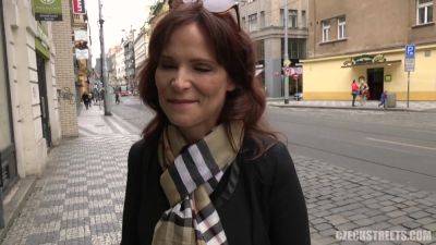 Czech Streets – American Super MILF - hotmovs.com - Czech Republic - Usa