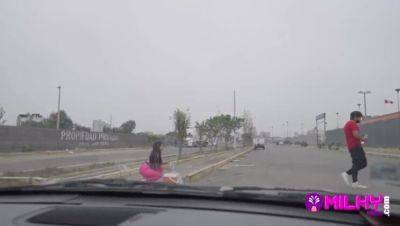 A flirty MILF with a big ass, Gaby, sells on the street but gets no attention until Jeison steps in for some hot action - porntry.com